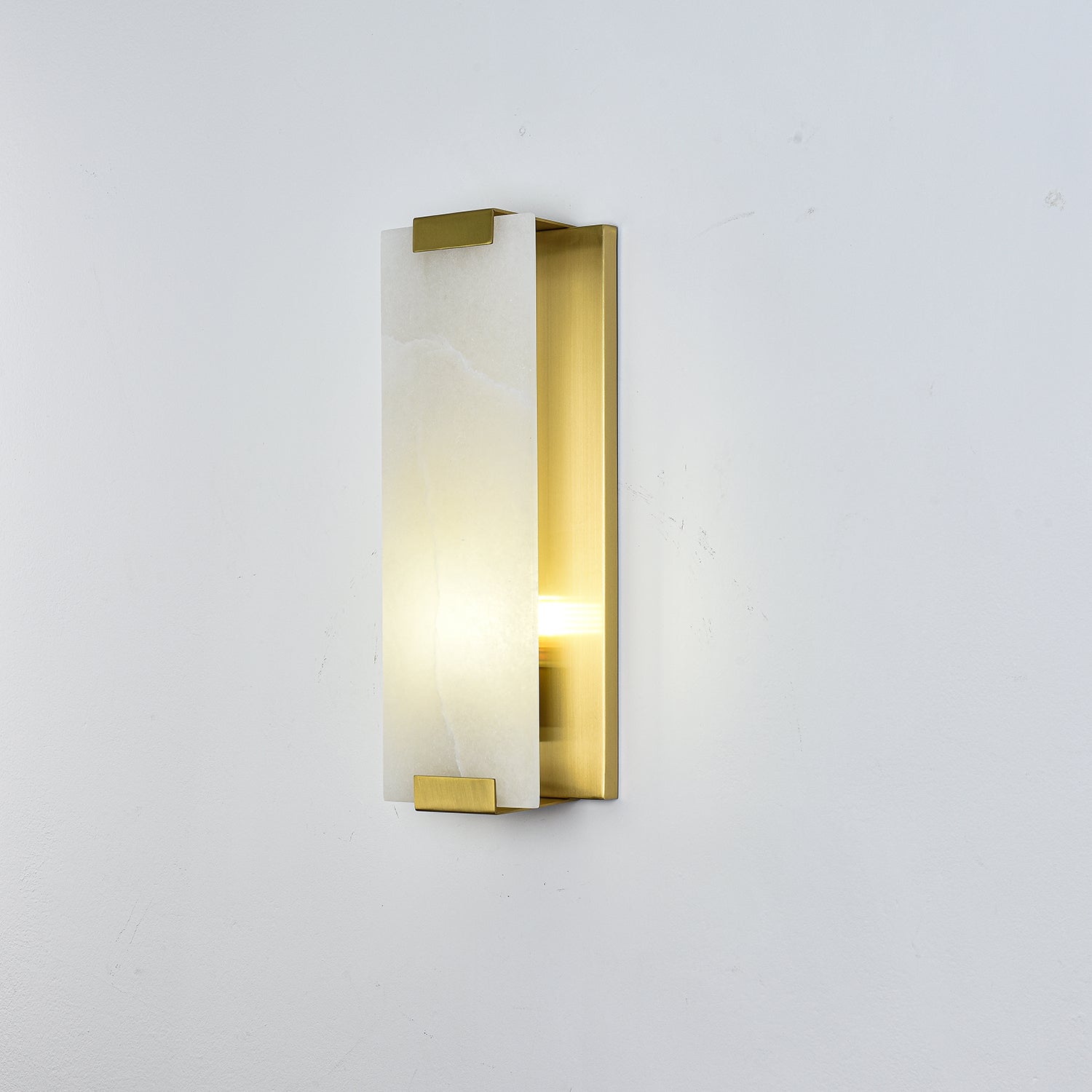 Arrina Rectangular Alabaster Wall Light