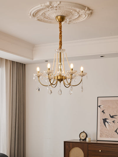 Cevaris Postmodern Luxury Pearl Glass Chandelier