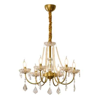 Cevaris Postmodern Luxury Pearl Glass Chandelier