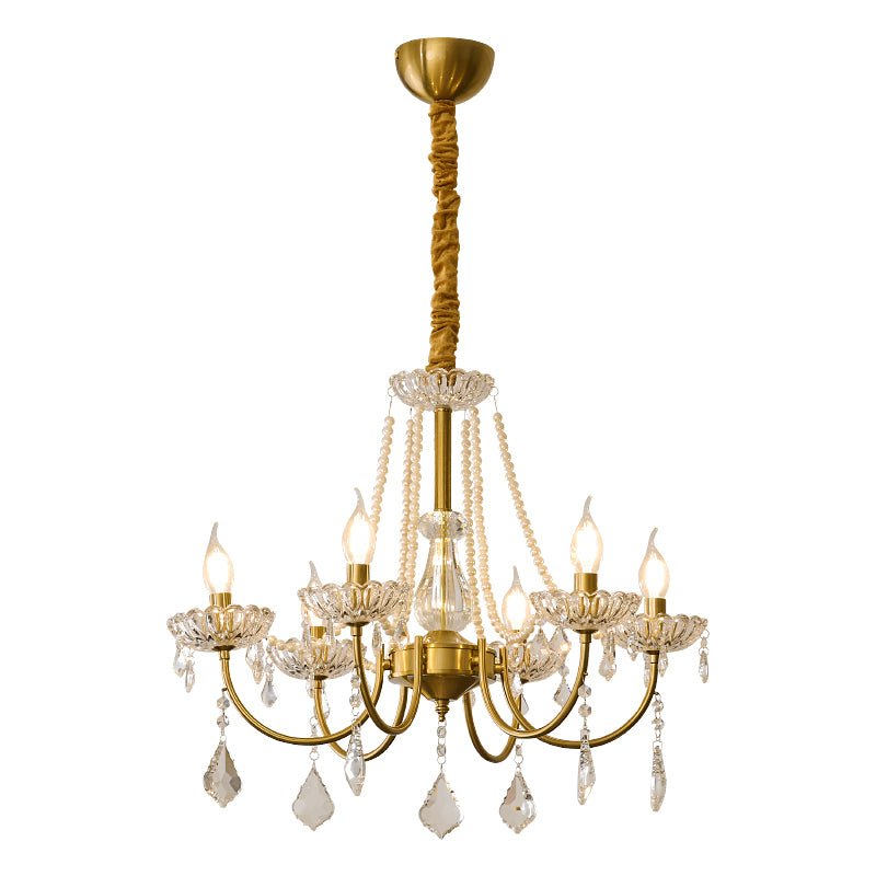 Cevaris Postmodern Luxury Pearl Glass Chandelier