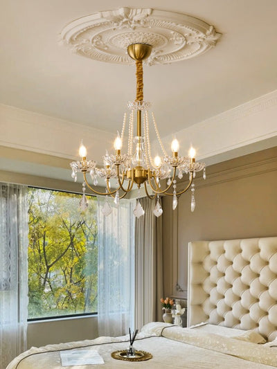 Cevaris Postmodern Luxury Pearl Glass Chandelier