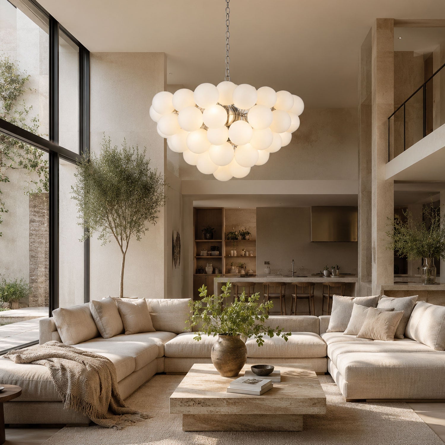 Velly Glass Ball Bubble Chandelier