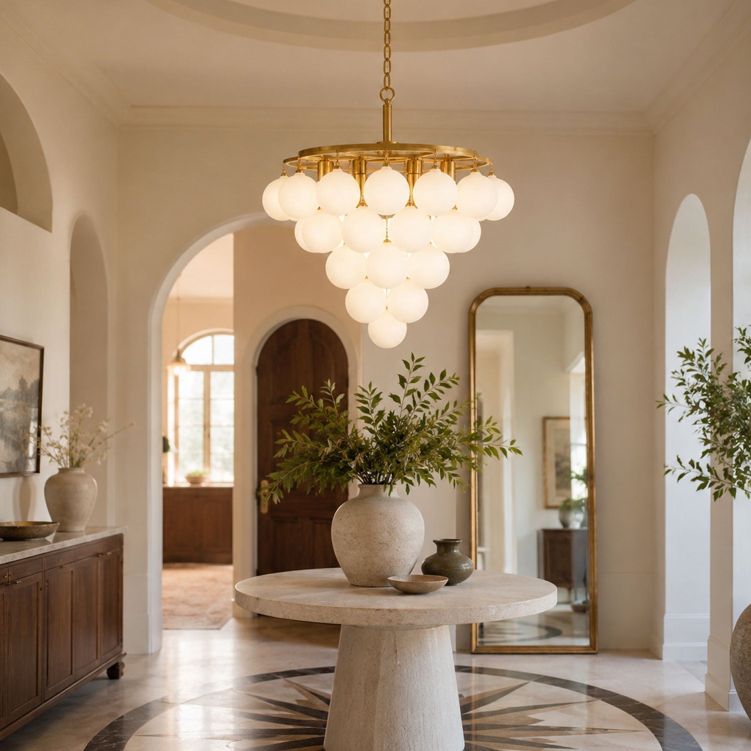 Velly Glass Ball Bubble Chandelier