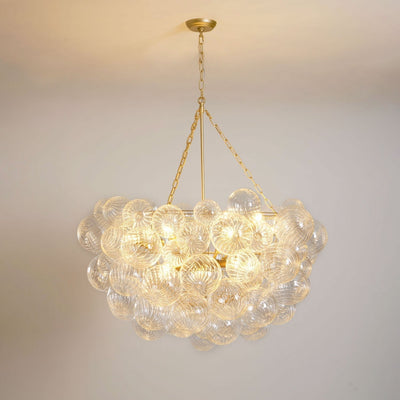 Aurora Chandelier Glass Ball Bubble Modern - Neutral Decor