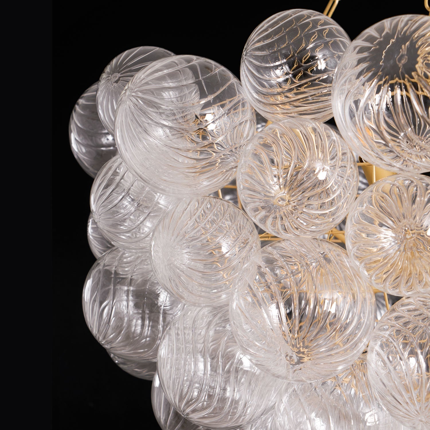 Aurora Chandelier Glass Ball Bubble Modern - Neutral Decor