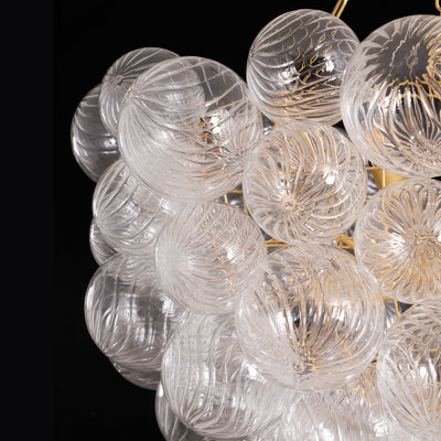 Aurora Chandelier Glass Ball Bubble Modern - Neutral Decor