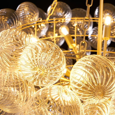 Aurora Chandelier Glass Ball Bubble Modern - Neutral Decor