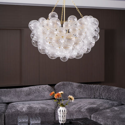 Aurora Chandelier Glass Ball Bubble Modern - Neutral Decor