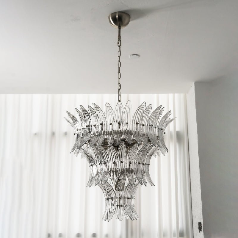 Ismavelle Glass Palmette Chandelier