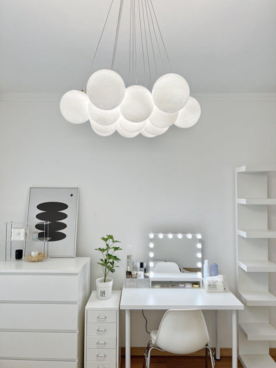Celalissa Chandelier Glass Cluster Frosted Glass