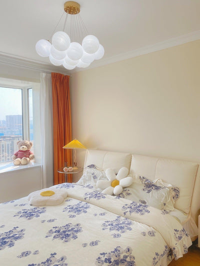 Celalissa Chandelier Glass Cluster Frosted Glass