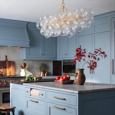 Aurora Chandelier Glass Ball Bubble Modern - Neutral Decor