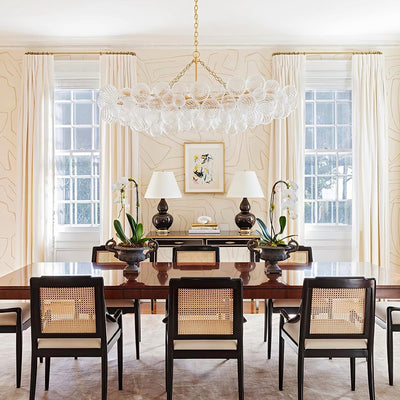 Aurora Chandelier Glass Ball Bubble Modern - Neutral Decor