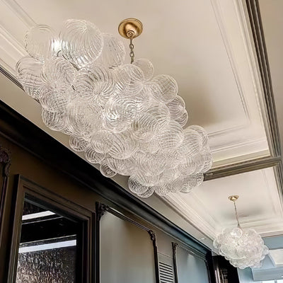 Aurora Chandelier Glass Ball Bubble Modern - Neutral Decor