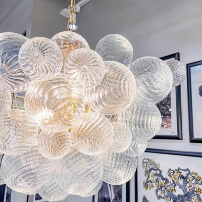 Aurora Chandelier Glass Ball Bubble Modern - Neutral Decor