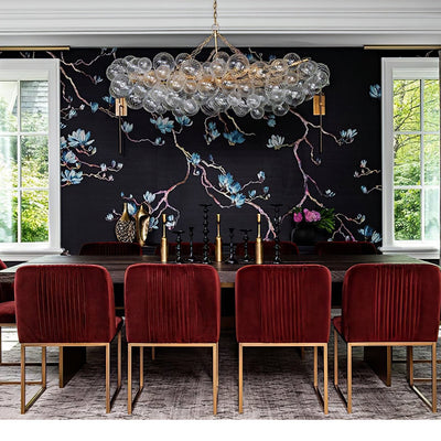 Aurora Chandelier Glass Ball Bubble Modern - Neutral Decor