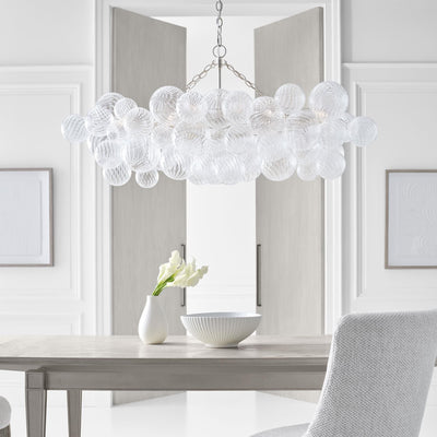 Aurora Chandelier Glass Ball Bubble Modern - Neutral Decor