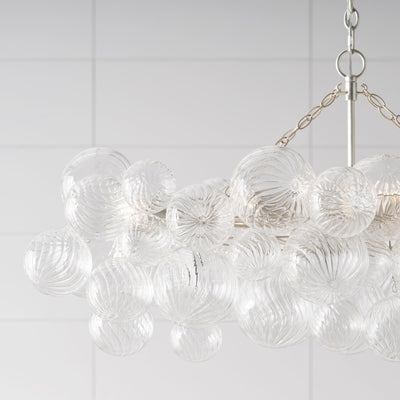Aurora Chandelier Glass Ball Bubble Modern - Neutral Decor