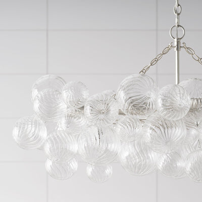 Aurora Chandelier Glass Ball Bubble Modern - Neutral Decor