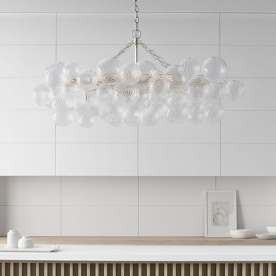 Aurora Chandelier Glass Ball Bubble Modern - Neutral Decor
