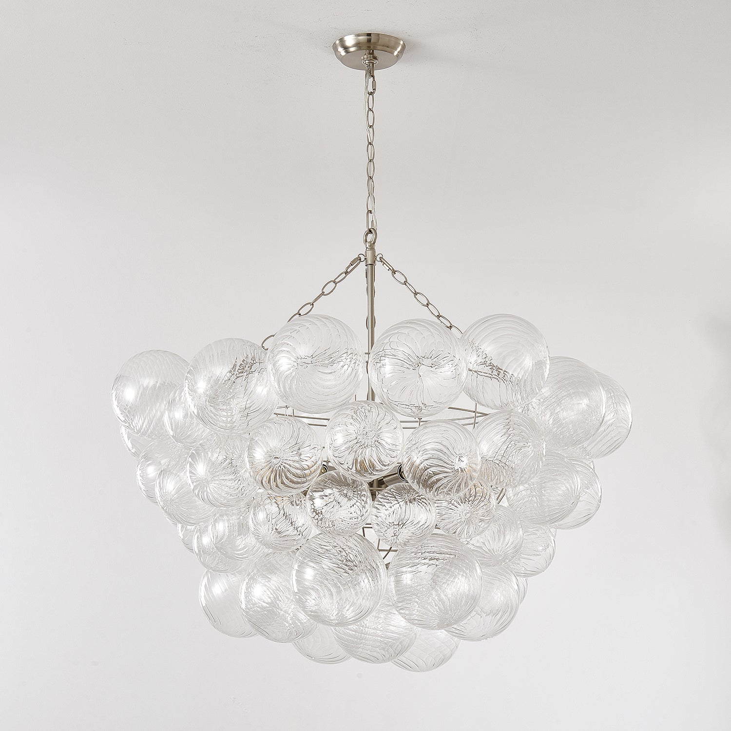 Aurora Chandelier Glass Ball Bubble Modern - Neutral Decor