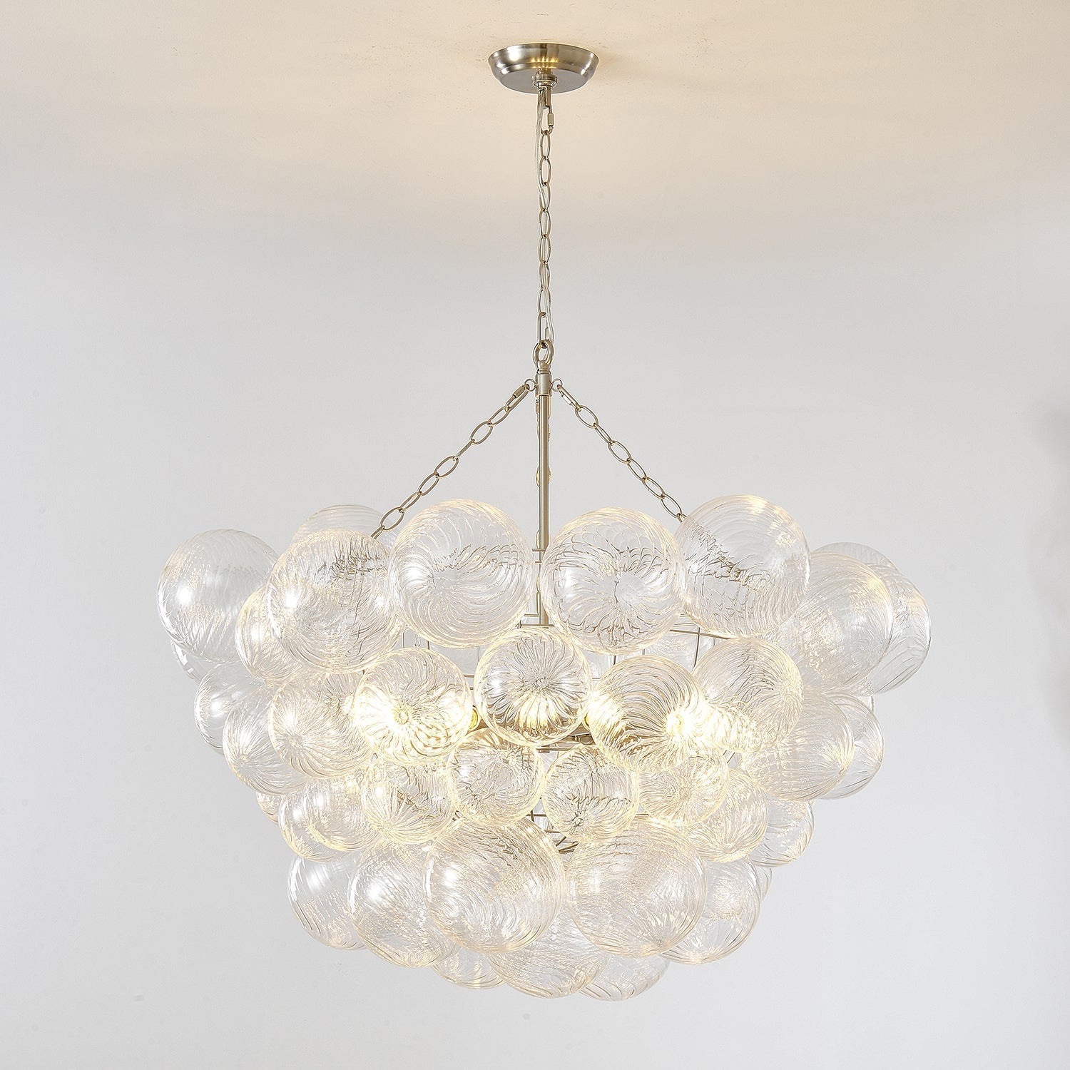 Aurora Chandelier Glass Ball Bubble Modern - Neutral Decor