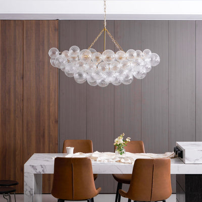 Aurora Chandelier Glass Ball Bubble Modern - Neutral Decor