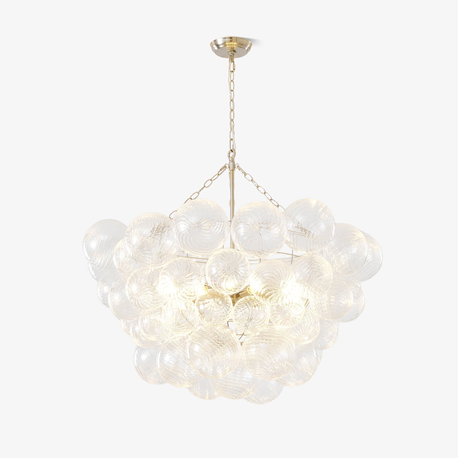 Aurora Chandelier Glass Ball Bubble Modern - Neutral Decor