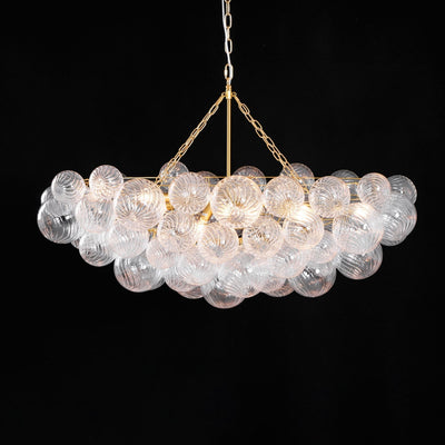 Aurora Chandelier Glass Ball Bubble Modern - Neutral Decor