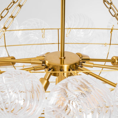 Aurora Chandelier Glass Ball Bubble Modern - Neutral Decor