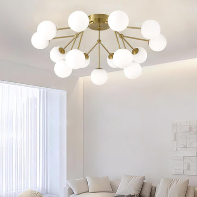 Veloel Luxury Glass Ceiling Lamp