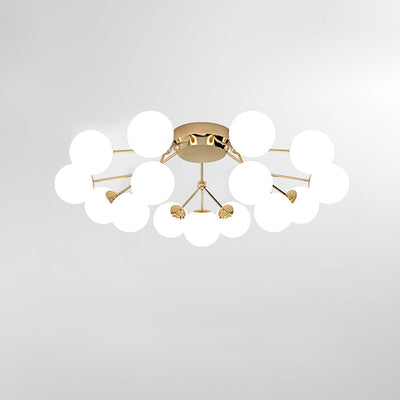 Veloel Luxury Glass Ceiling Lamp