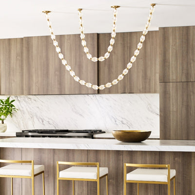 Pearlene Beaded Chandelier