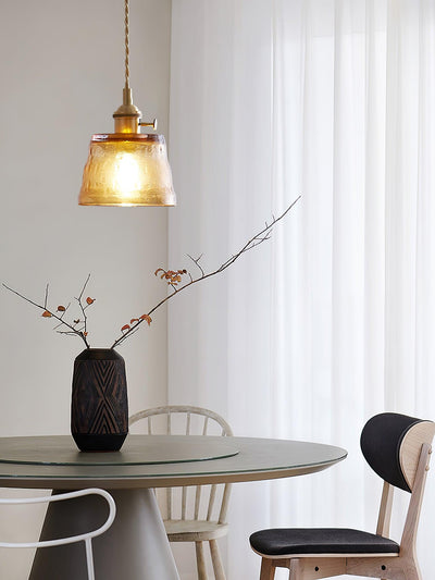 Lioreraya Pendant Lamp Copper Glass for Dining