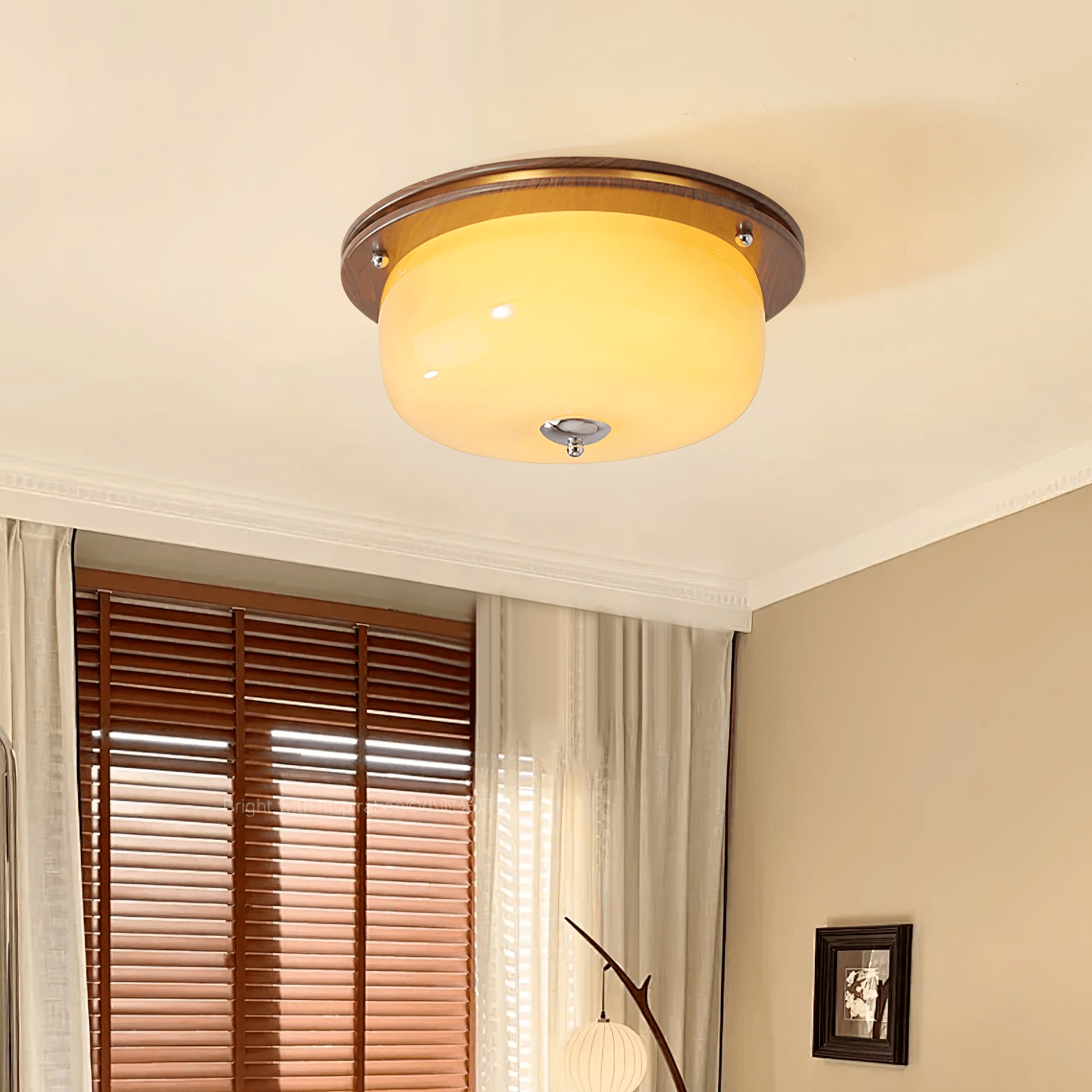 Vetheel Premium Nordic Art Dome Glass Ceiling Light