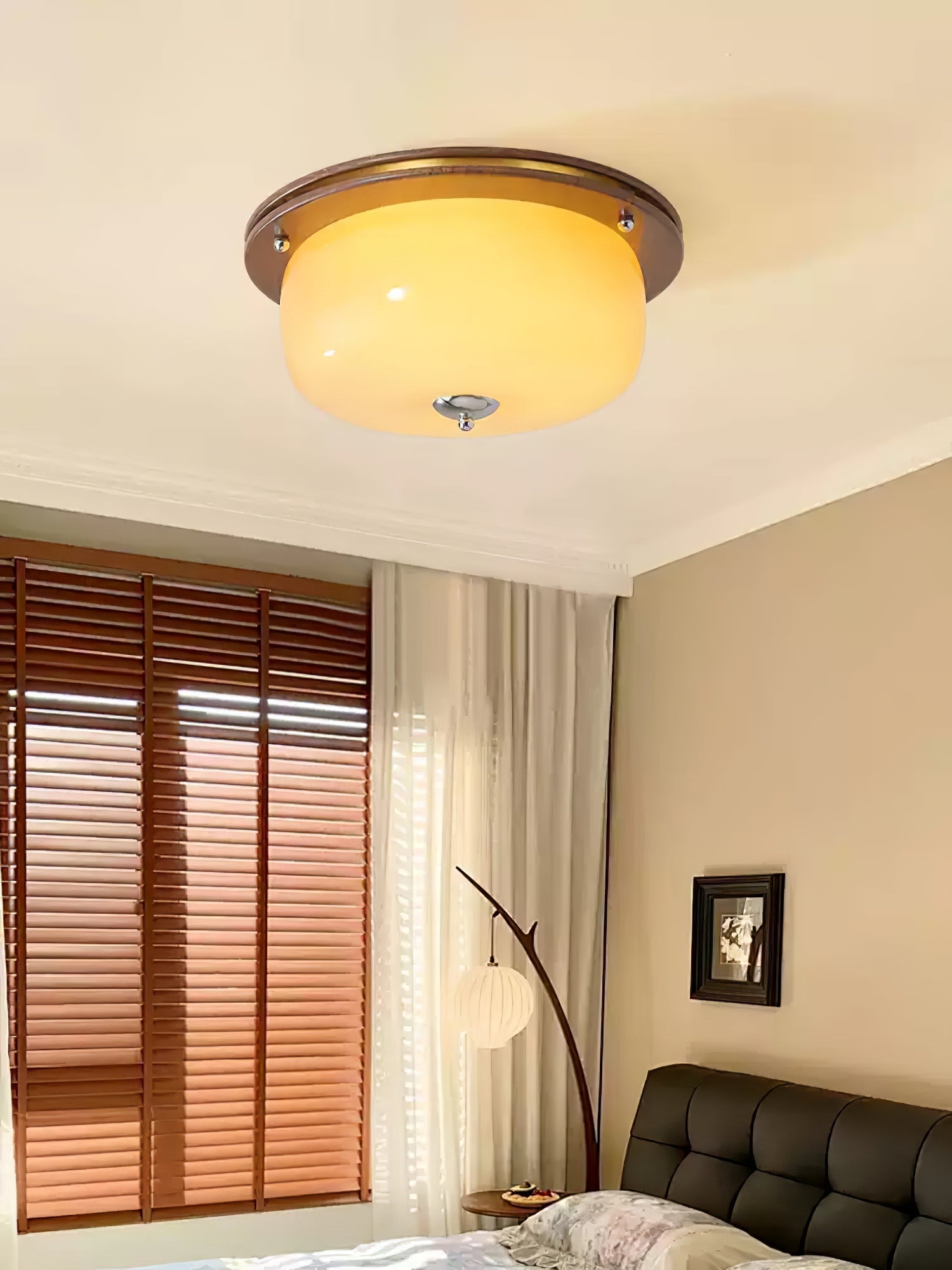 Vetheel Premium Nordic Art Dome Glass Ceiling Light