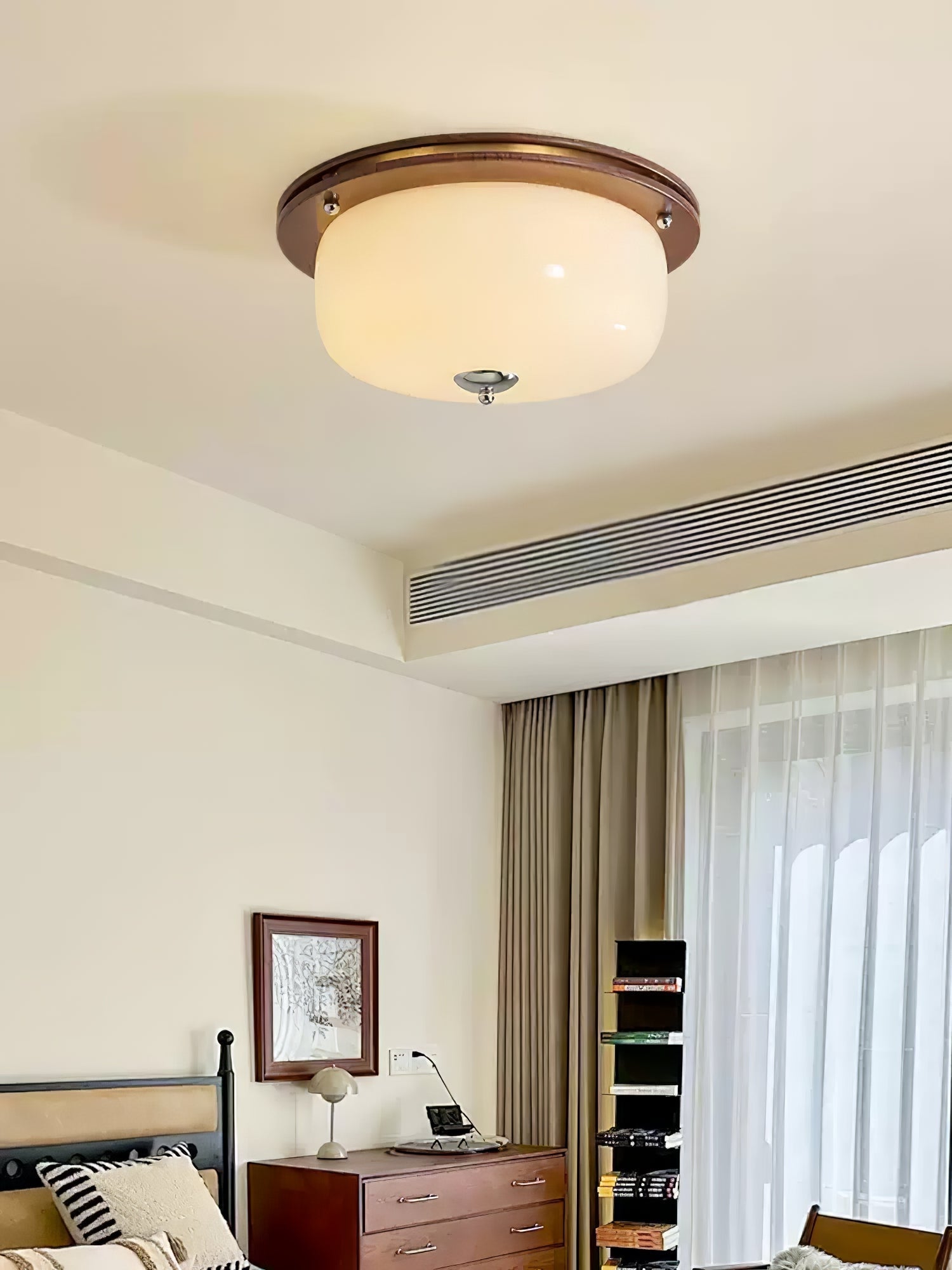 Vetheel Premium Nordic Art Dome Glass Ceiling Light
