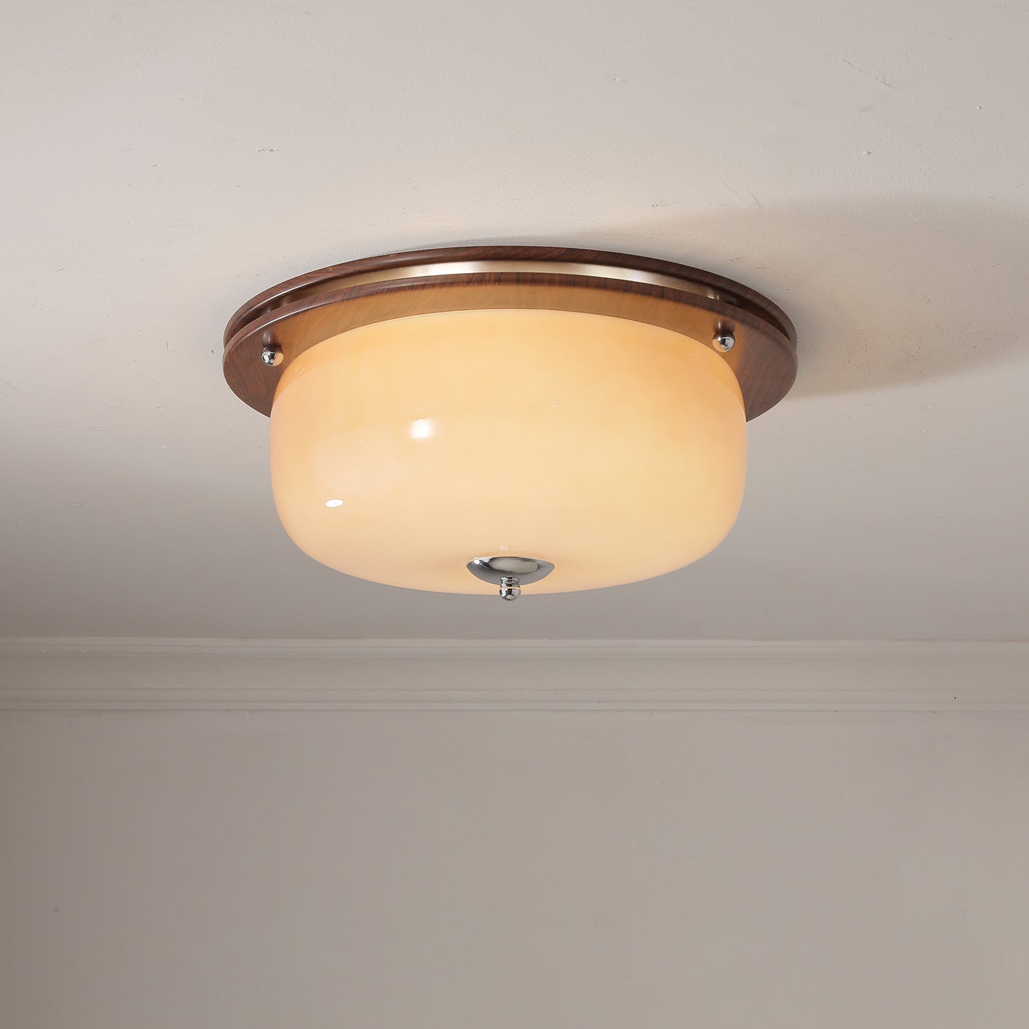 Vetheel Premium Nordic Art Dome Glass Ceiling Light