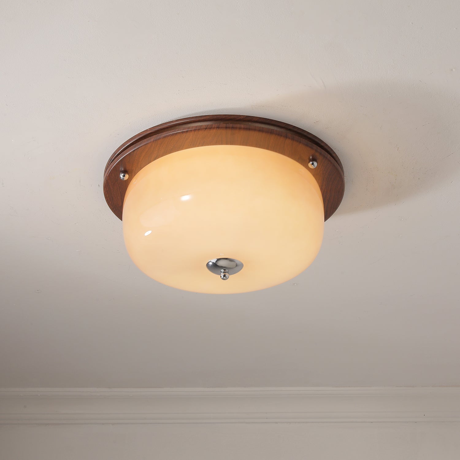 Vetheel Premium Nordic Art Dome Glass Ceiling Light