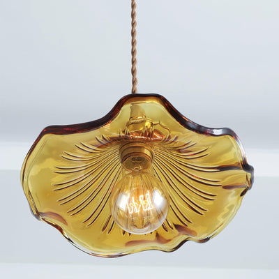 Lioralina Brass & Glass Vintage Pendant Light