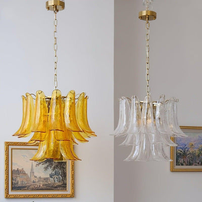Glyra Amber Bloom Chandelier