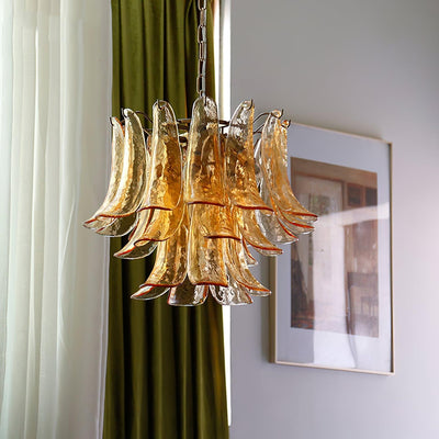 Glyra Amber Bloom Chandelier