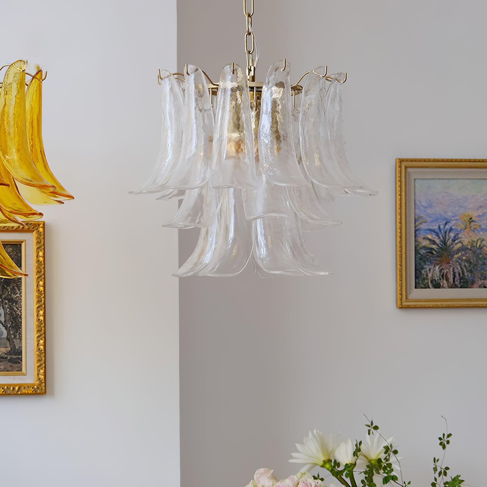 Glyra Amber Bloom Chandelier