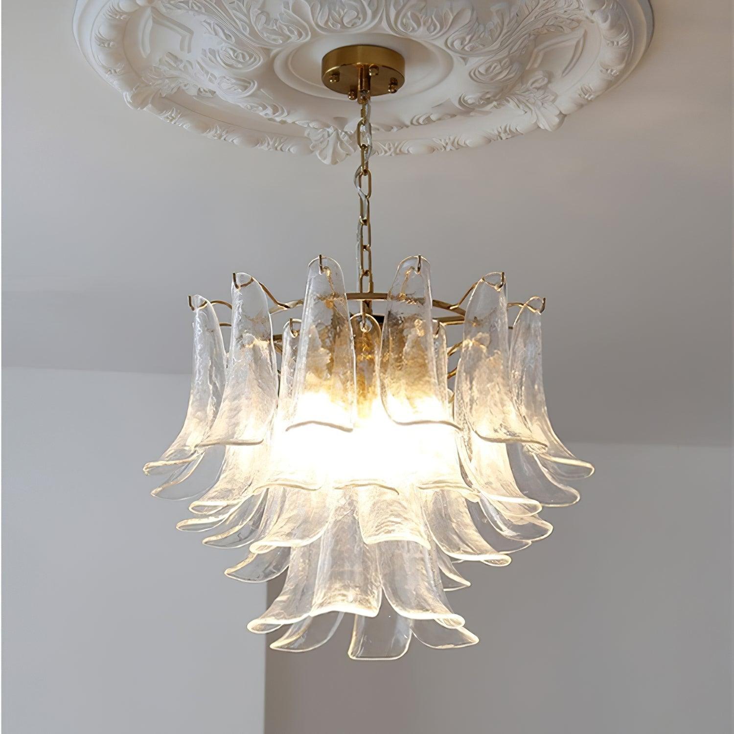 Glyra Amber Bloom Chandelier