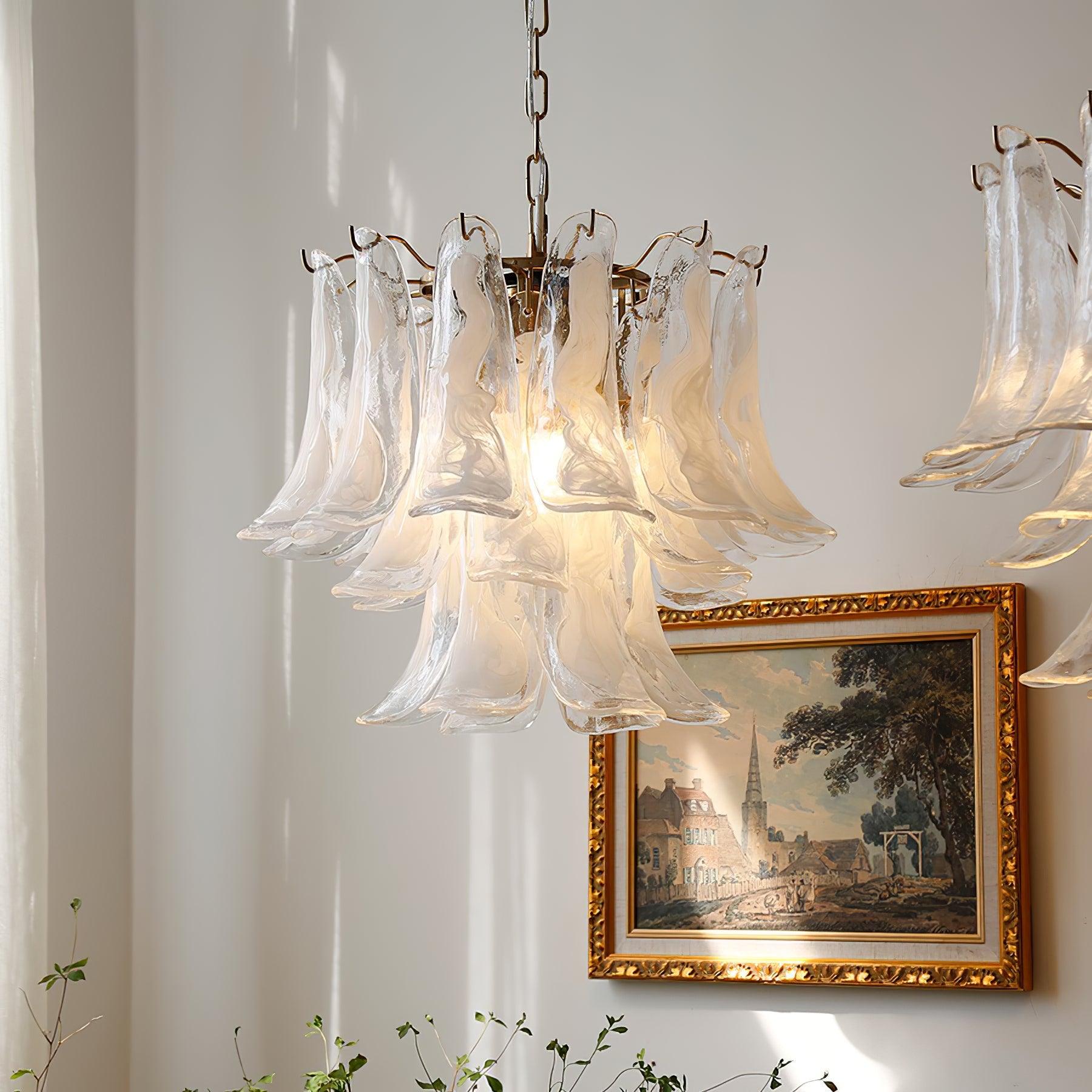 Glyra Amber Bloom Chandelier