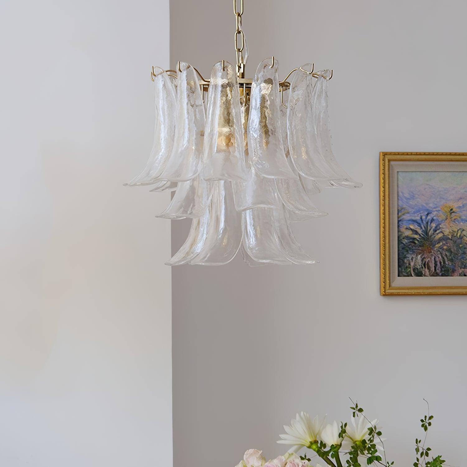 Glyra Amber Bloom Chandelier