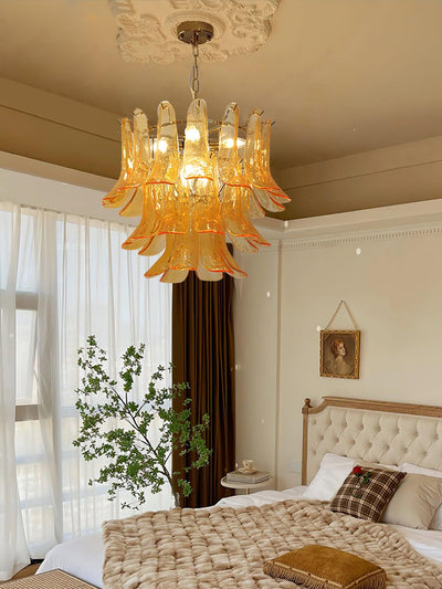 Glyra Amber Bloom Chandelier