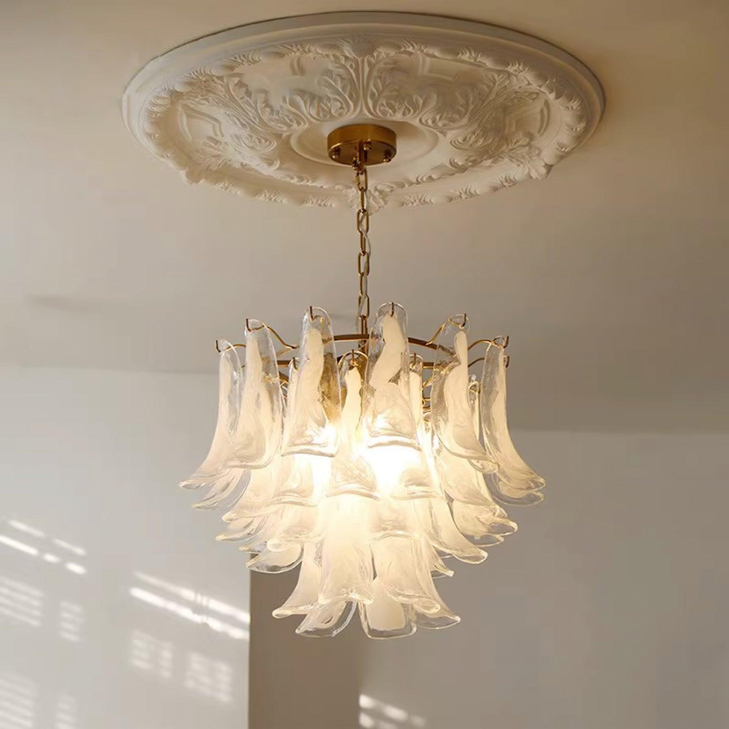 Glyra Amber Bloom Chandelier