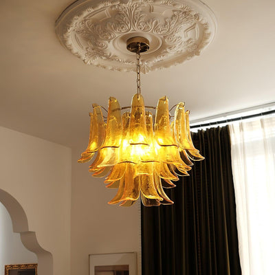 Glyra Amber Bloom Chandelier