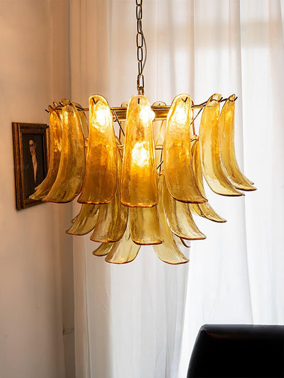 Glyra Amber Bloom Chandelier